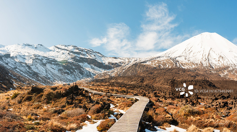 山路风光，徒步概念图片素材