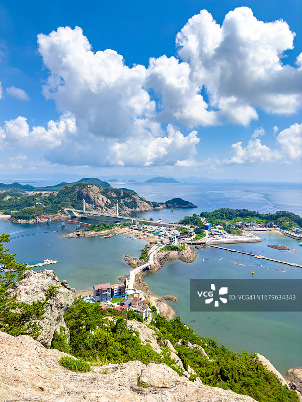 仙游岛鸟瞰图图片素材