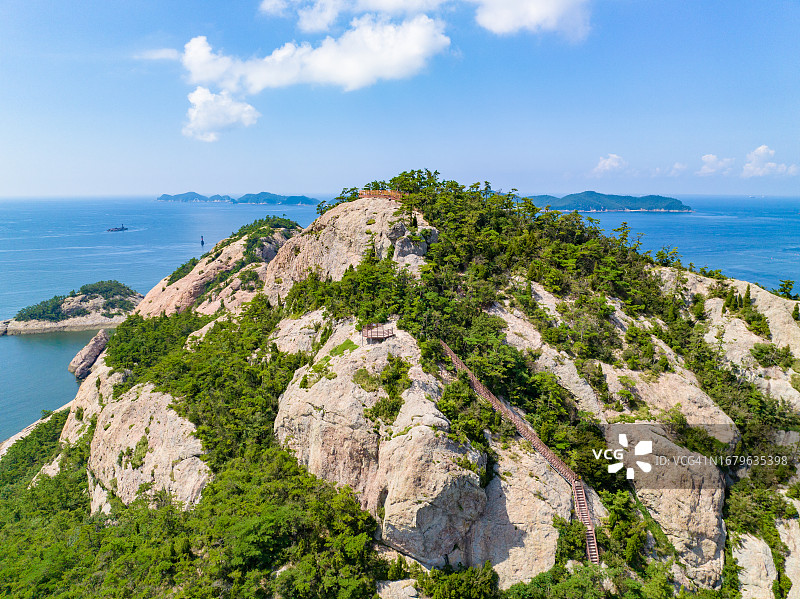 仙游岛鸟瞰图图片素材