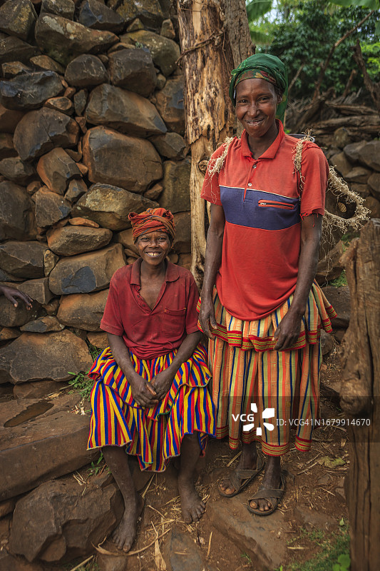 来自埃塞俄比亚孔索部落的女人图片素材