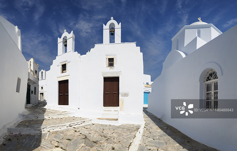 阿莫尔戈斯岛上的教堂图片素材