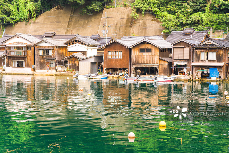 日本伊根渔村图片素材