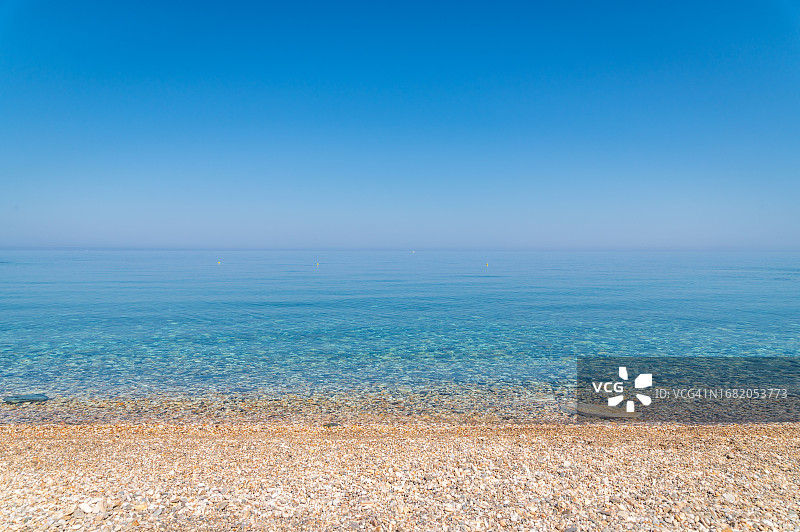 平静的海滩海水图片素材