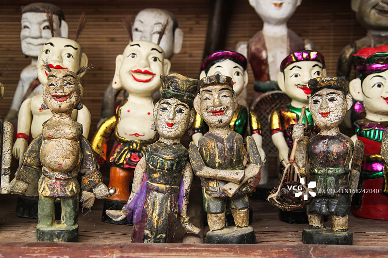 越南Hoi Noi传统水上木偶图片素材