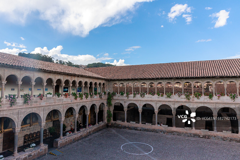 科里坎查神庙：两种文化的融合，秘鲁库斯科图片素材