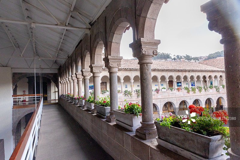 科里坎查神庙：两种文化的融合，秘鲁库斯科图片素材