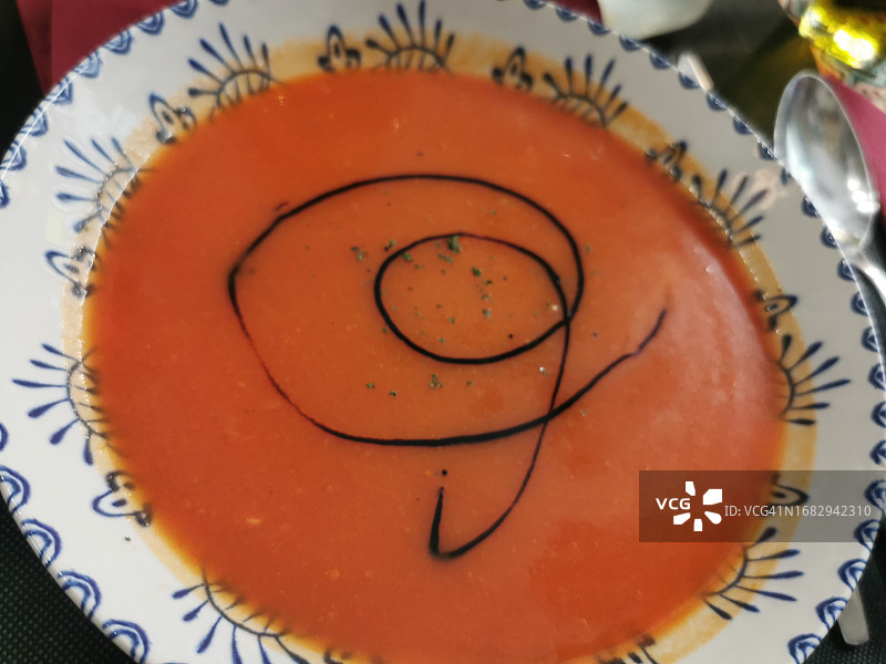 西班牙凉菜汤图片素材