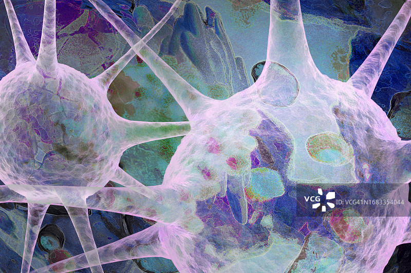 神经细胞插图图片素材