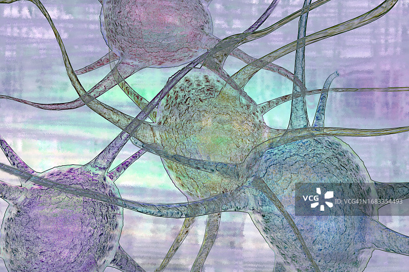 神经细胞插图图片素材