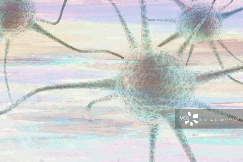 神经细胞插图图片素材