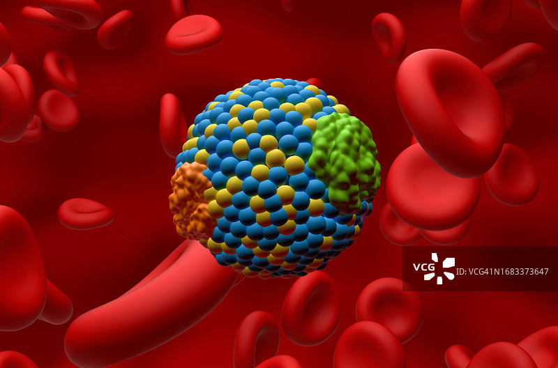 低密度脂蛋白插图图片素材