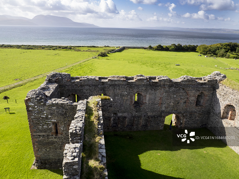 苏格兰金泰尔半岛斯基普尼斯城堡图片素材