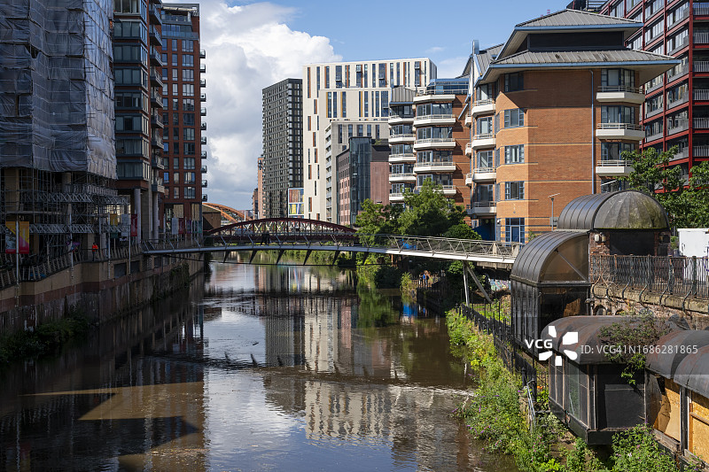 英格兰曼彻斯特的埃尔韦尔河图片素材