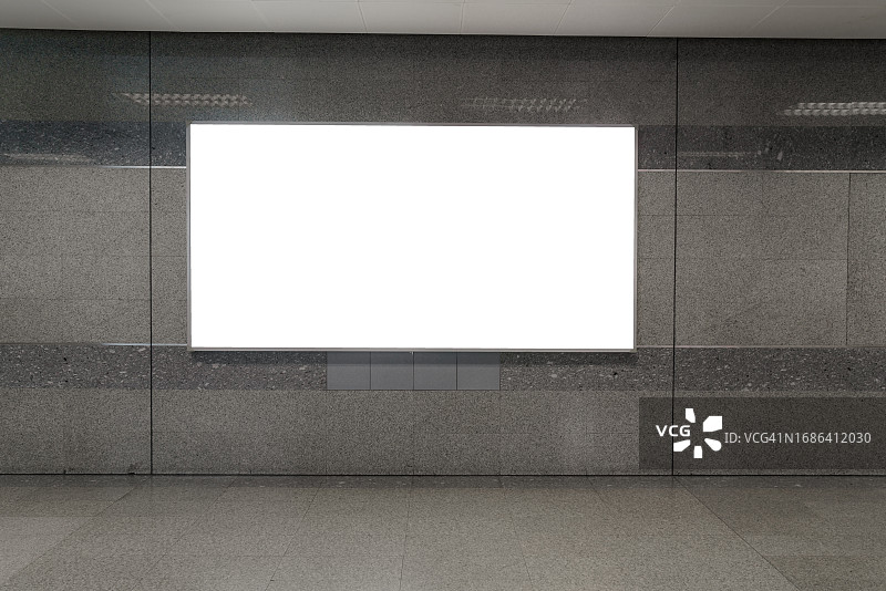 地铁站的空白banner图片素材