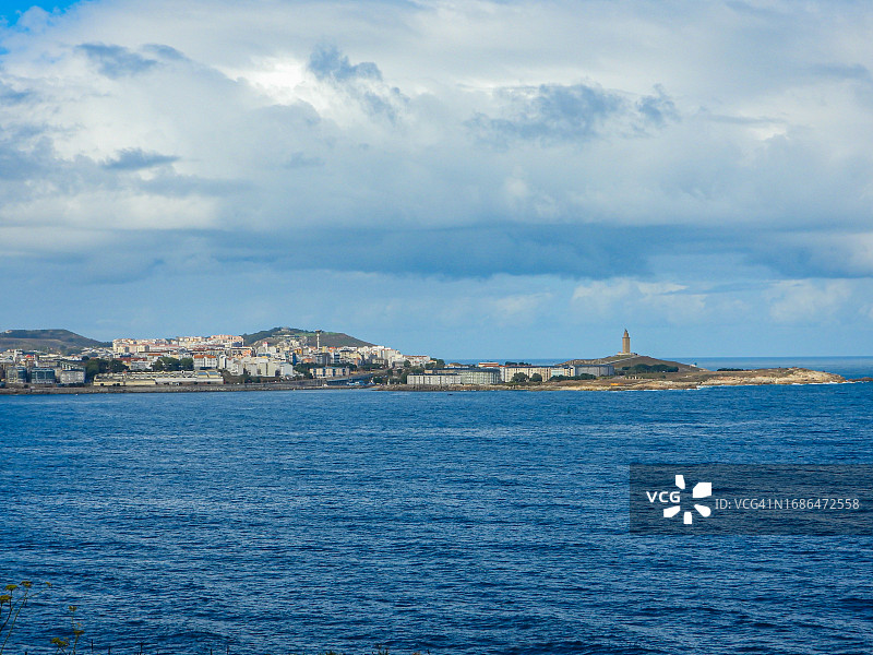 拉科鲁尼亚全景图片素材