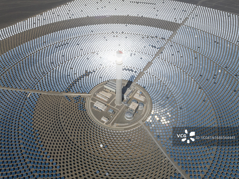 太阳能热电站图片素材