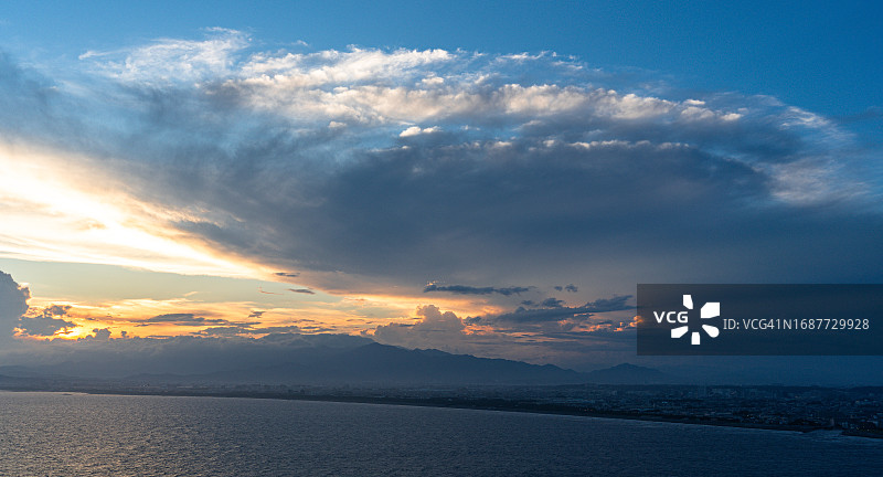 日落的天空图片素材