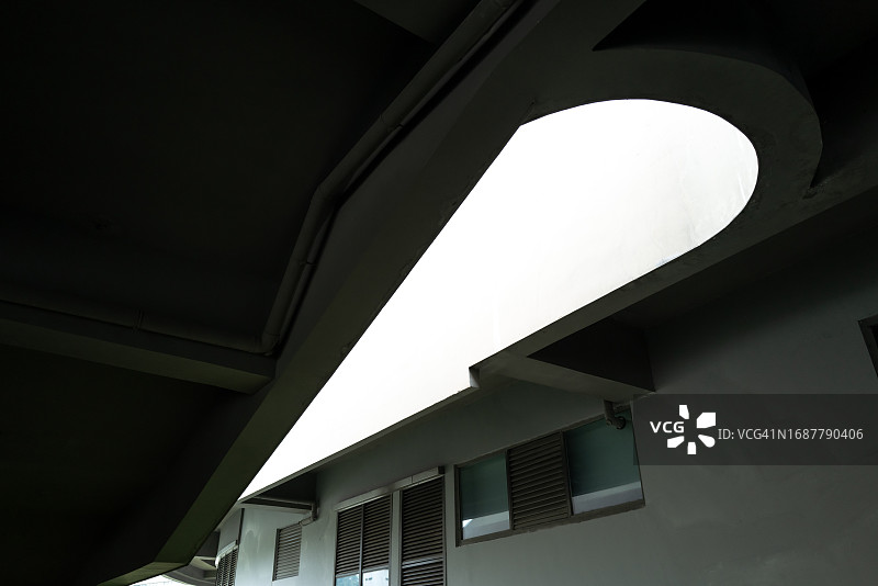 现代弧形三维建筑图片素材