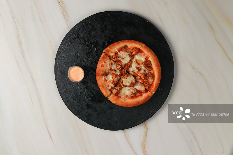 平底锅披萨图片素材