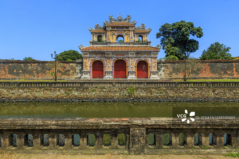 越南顺化古都彰德门图片素材