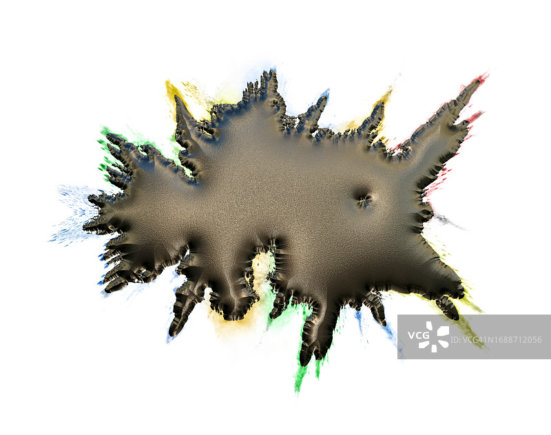 流动的金色炽热液体图片素材