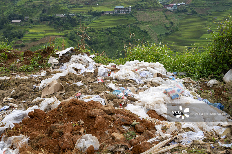 塑料垃圾图片素材