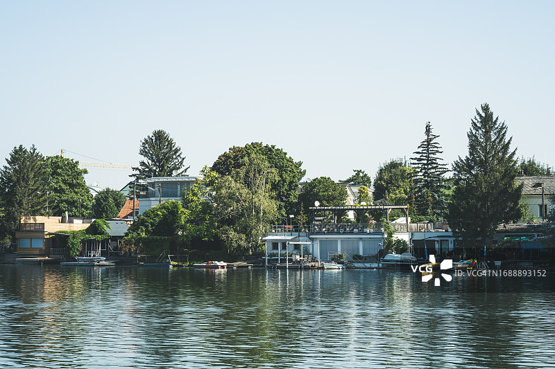 维也纳多瑙河图片素材