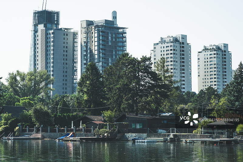 维也纳多瑙河图片素材