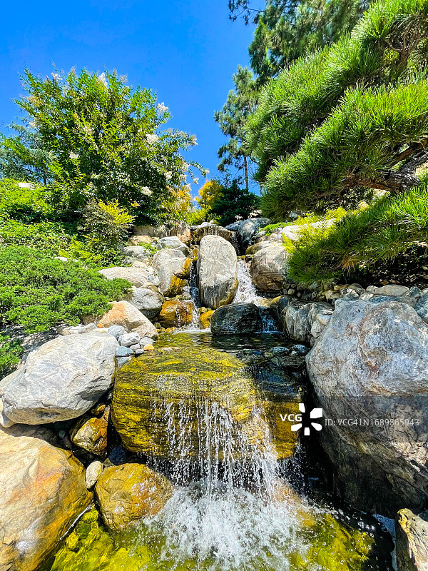 圣地亚哥巴尔博亚公园的瀑布图片素材