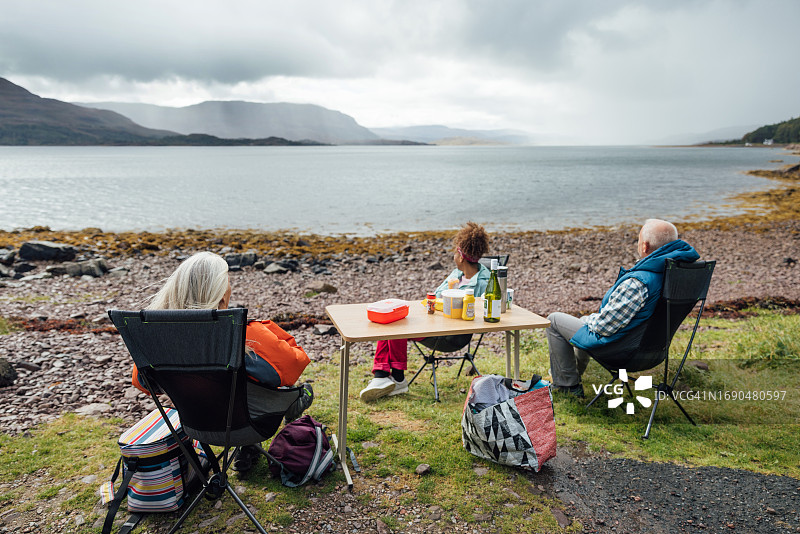 观察天气变化图片素材