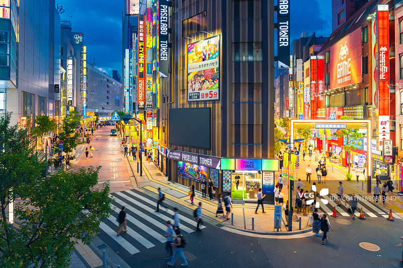 日本东京新宿图片素材