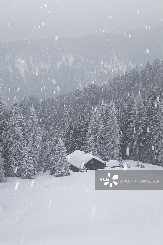 冬天的Gebirgslandschaft图片素材