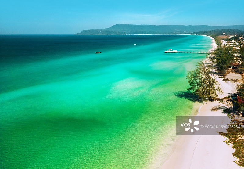 阁龙岛：柬埔寨西哈努克省岛屿图片素材