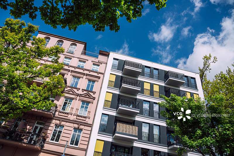 柏林普伦茨劳贝格的现代住宅图片素材