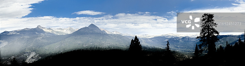 美国加利福尼亚州优胜美地国家公园冰川点图片素材