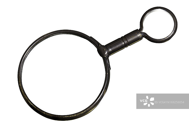 古典黄铜放大镜图片素材