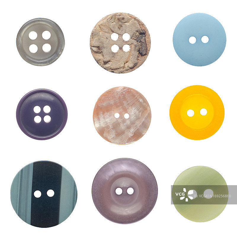 缝纫纽扣合集图片素材