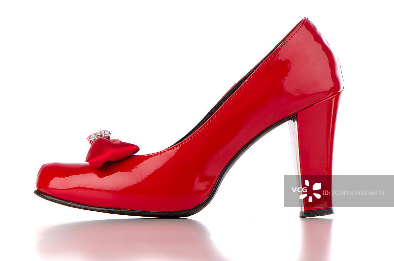 红色高跟女鞋图片素材