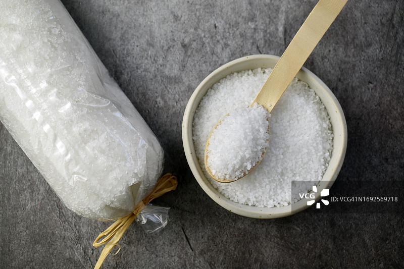 粗盐特写图片素材