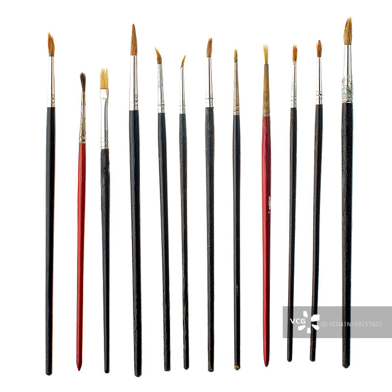 用过的画笔图片素材