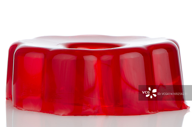 美味的红色明胶图片素材