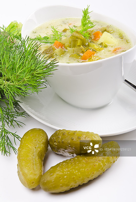 黄瓜汤图片素材