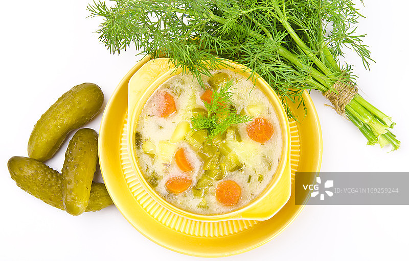 黄瓜汤图片素材