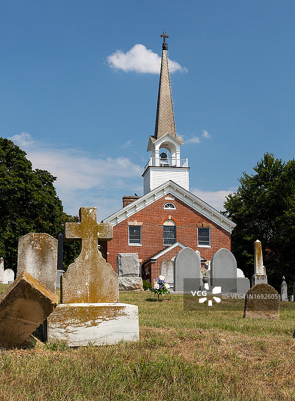 马里兰州查佩尔角的圣依纳爵教堂图片素材