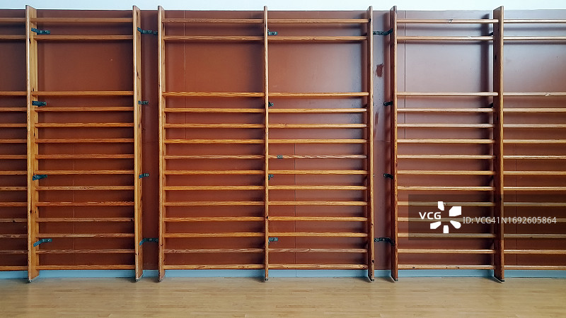 瑞典梯子，体操墙杠图片素材