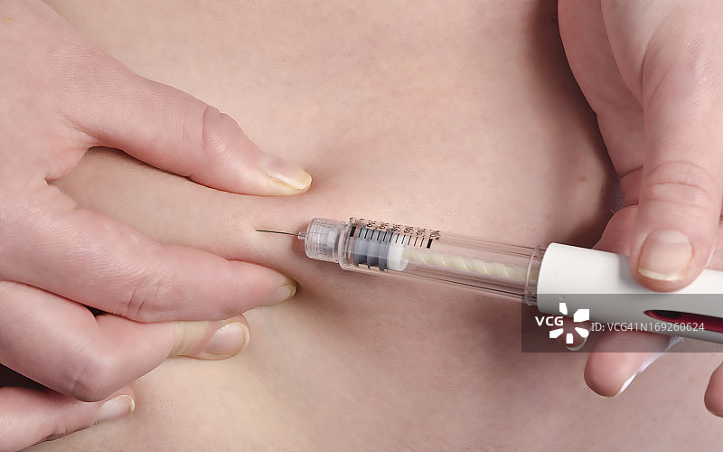 胰岛素注射图片素材