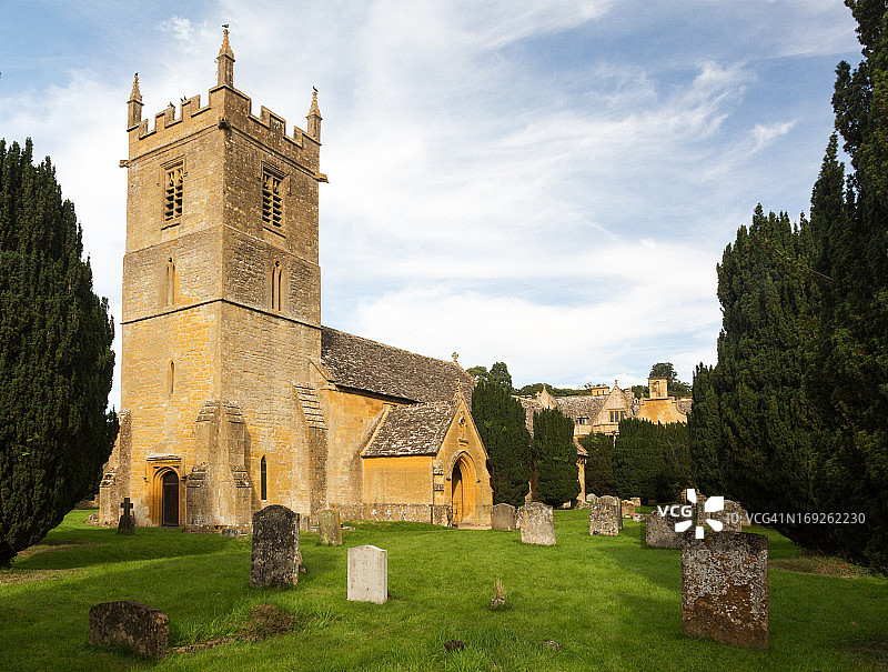 斯坦威庄园与斯坦顿圣彼得教堂图片素材