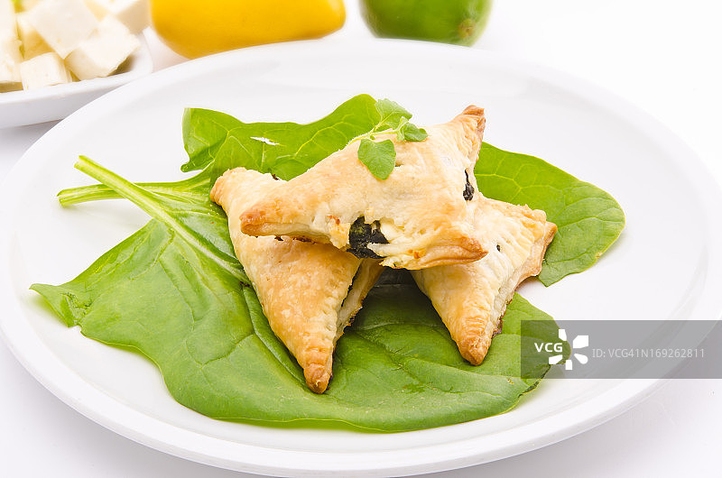 菠菜羊乳酪蛋糕图片素材