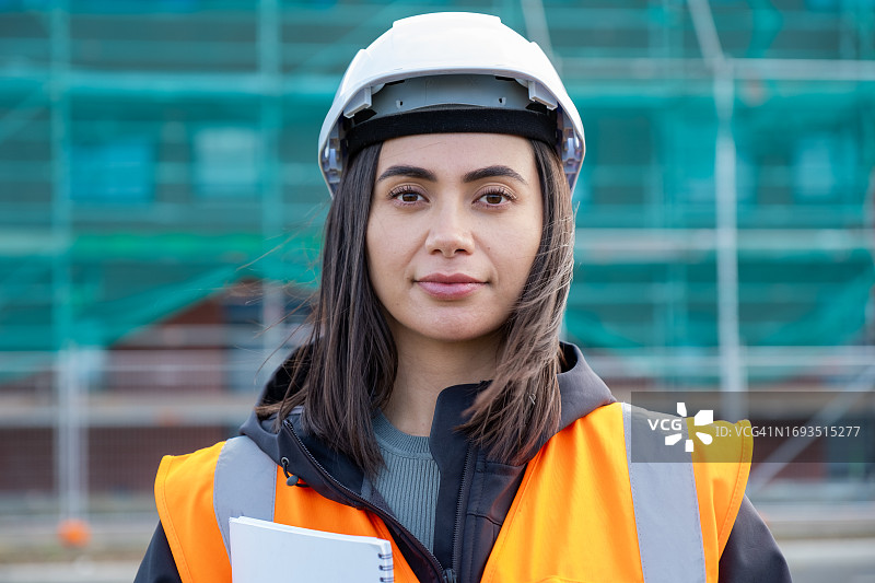 女工程师的轮廓图片素材