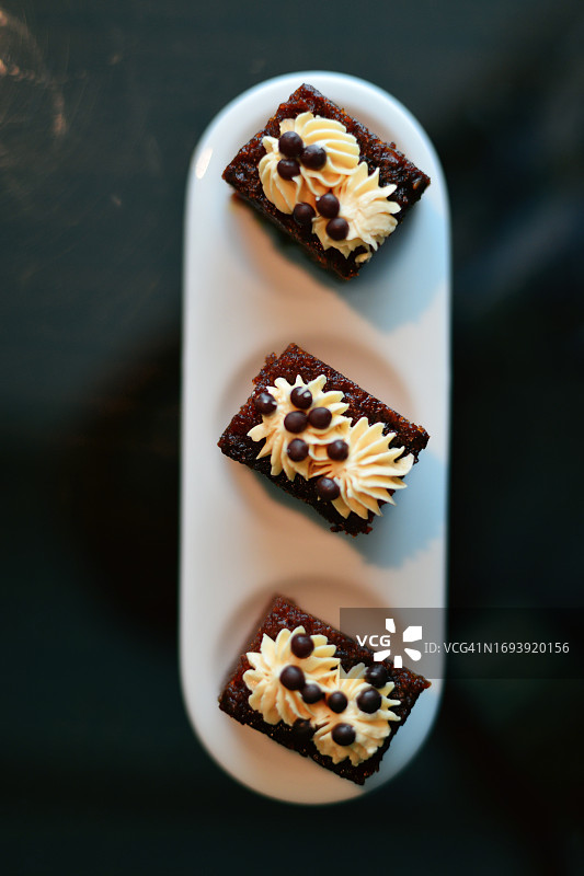 巧克力布朗尼图片素材